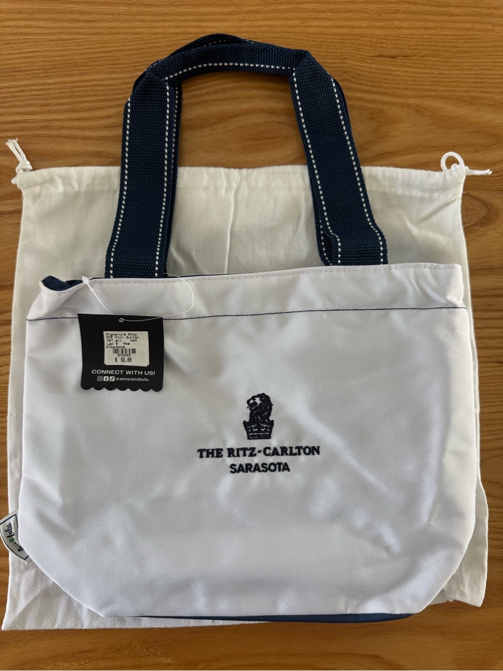 NWT - Ame & Lulu Surfside Tote Bag - LIMITED EDITION Ritz Carlton